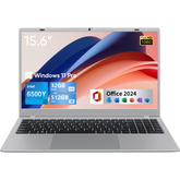 15.6 IPS-FHD-Laptop, 32GB RAM 512GB SSD 6500Y (up to 3.4GHz), Multi-Ports Lightweight Computer for Student-Home WiFi 5 BT5.0 Win 11 Pro