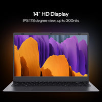 Portátil ligero multitarea BiTECOOL de 14 pulgadas | Intel N5095 | DDR4 de 8 GB + 128 GB | Resolución FHD