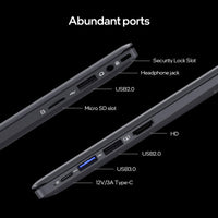 Portátil ligero multitarea BiTECOOL de 14 pulgadas | Intel N5095 | DDR4 de 8 GB + 128 GB | Resolución FHD