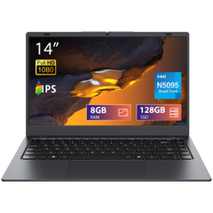 BITECOOL BTL-N50F08 コンパクトノートパソコン - Intel N5095プロセッサー搭載、8GBメモリ、128GB SSD、14インチのWin 11 ProノートPC。仕事から日常使いまで対応、送料無料・2年間品質保証。