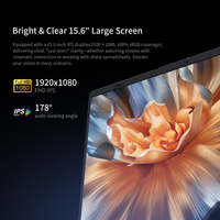 BiTECOOL 15.6-inch FHD IPS Laptop, 8GB LPDDR3 RAM 256GB SATA3 SSD, Intel Pentium Gold 6500Y (up to 3.4GHz), 4 Speakers, 2.4/5G WiFi Bluetooth 5.0, Windows 11 Lightweight Portable Notebook