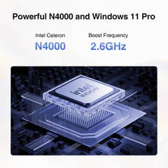 BiTECOOL 14-inch Windows 11 Laptop, 8GB RAM, 256GB SSD, Full HD IPS Display Laptop Computer, Intel N4000 Dual Core, 2.4/5G Dual Band WiFi, BT5.1, Webcam, Lightweight and Portable