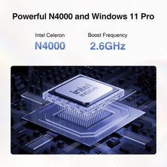 BiTECOOL Seraph Windows 11 Pro Laptop | 14“ FHD IPS Screen | Intel Celeron N4000 Dual Core | 8GB LPDDR4+256GB SATA3 SSD | 2.4G/5G Wifi | Bluetooth 5.1 | 30.4Wh Battery