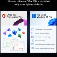 BiTECOOL 15.6-inch FHD IPS Laptop, 16GB LPDDR3 RAM 1TB SATA3 SSD, Intel Pentium Gold 6500Y (up to 3.4GHz), 4 Speakers, 2.4/5G WiFi Bluetooth 5.0, Windows 11 Pro Lightweight Portable Notebook