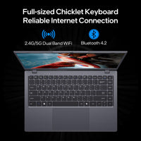 BiTECOOL Multitasking Lightweight Notebook 14 | Intel N5095 | DDR4 8GB + 128GB | FHD Resolution