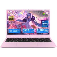 BiTECOOL 15.6型ノートPC（Intel N5095/16GB RAM/512GB SSD/Windows 11 Pro/Office 2024搭載）